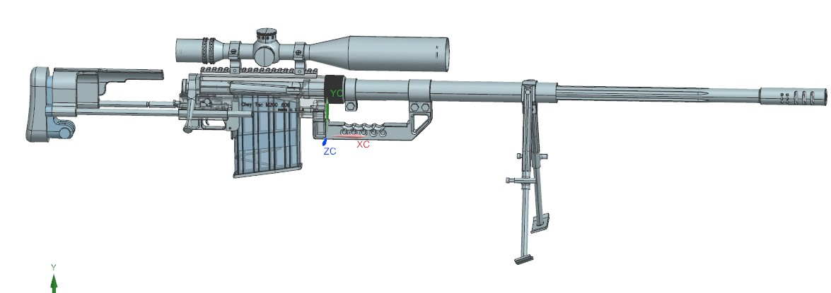 狙击枪游戏道具模型 SW2021