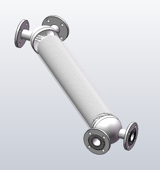 螺旋缠绕式换热器压力容器三维SW2018带参+CAD+说明缩略图