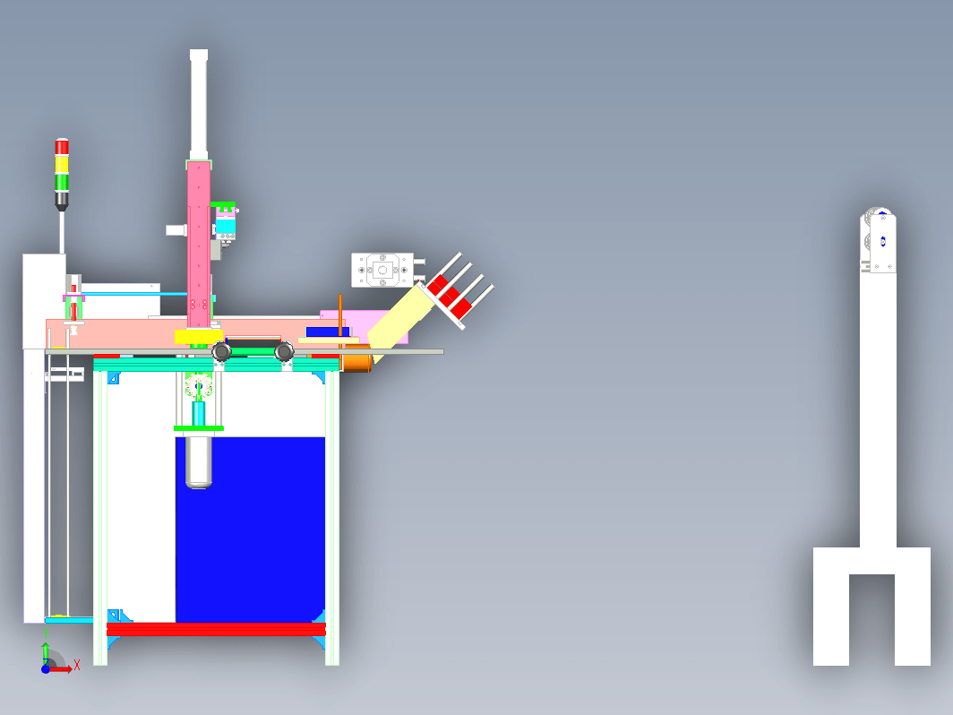 湿巾纸包装袋椭圆型盖贴合设备