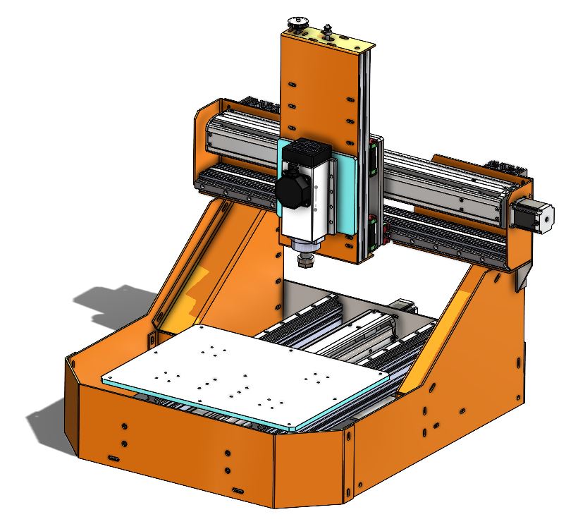 CNC Machine金属框架数控机床结构