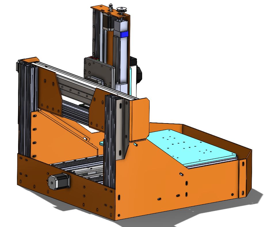 CNC Machine金属框架数控机床结构