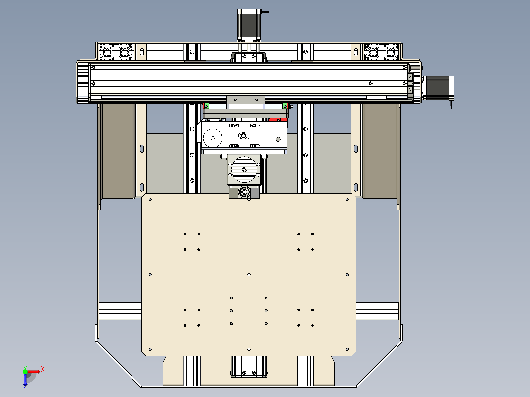 CNC Machine金属框架数控机床结构