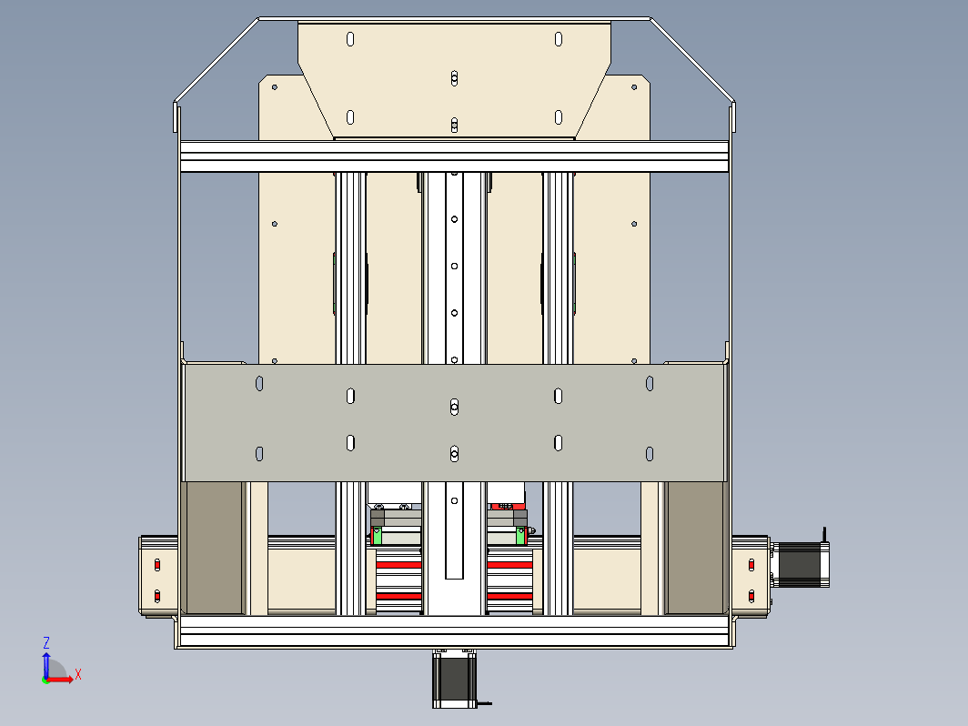 CNC Machine金属框架数控机床结构