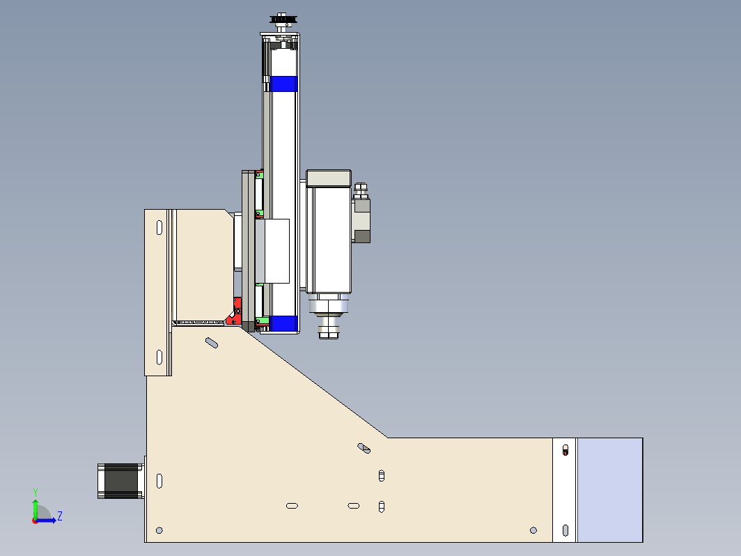 CNC Machine金属框架数控机床结构