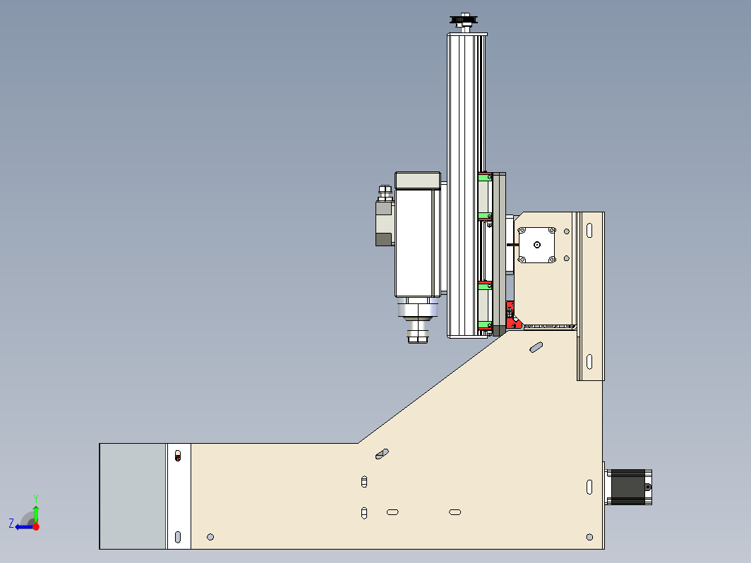 CNC Machine金属框架数控机床结构