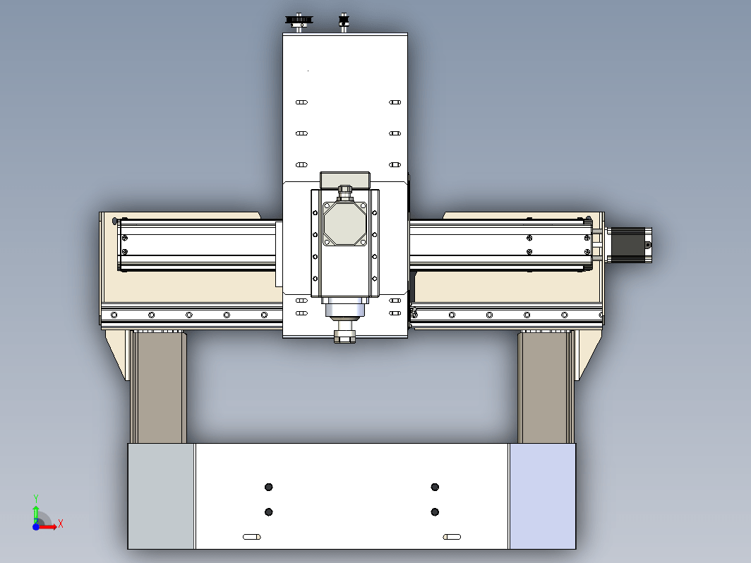 CNC Machine金属框架数控机床结构