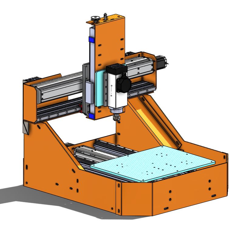 CNC Machine金属框架数控机床结构