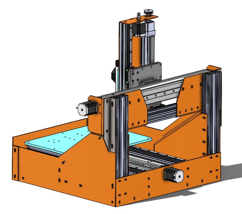 CNC Machine金属框架数控机床结构