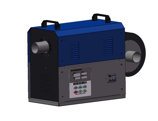 工业热风机7.5KW、鼓风机三维SW2020带参缩略图