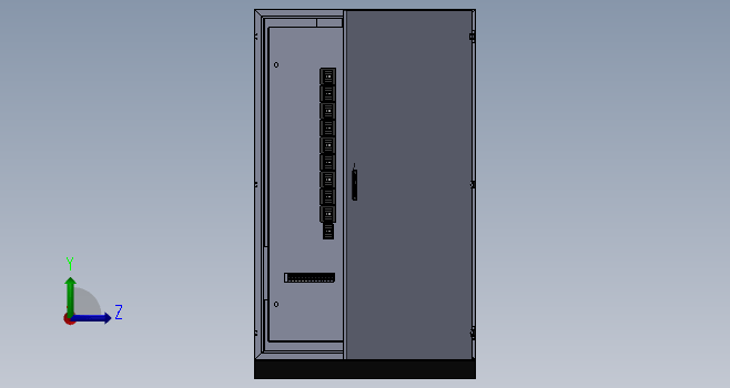 F0314-电气箱模型图