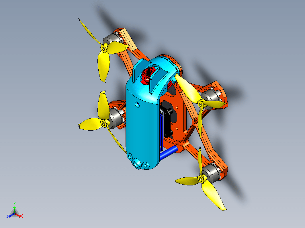 140 Copter HDZero四轴飞行器造型