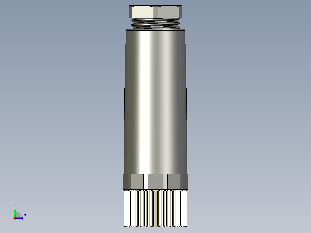 M8传感插连接器直型母插4芯