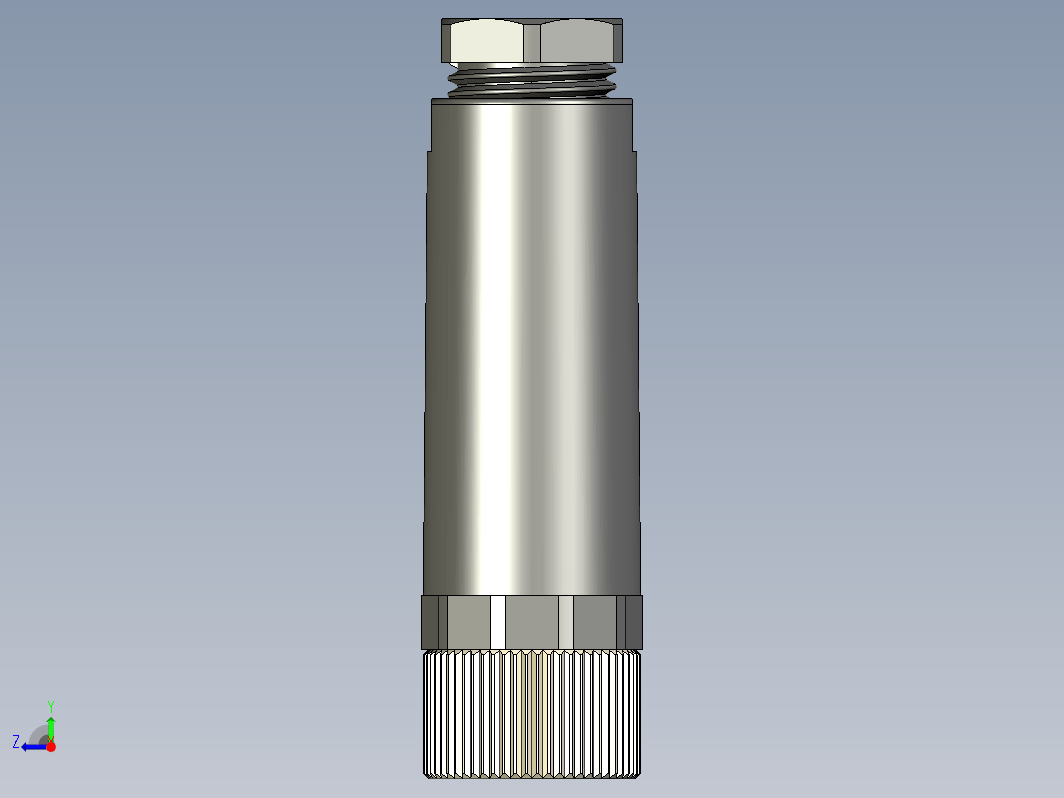 M8传感插连接器直型母插4芯