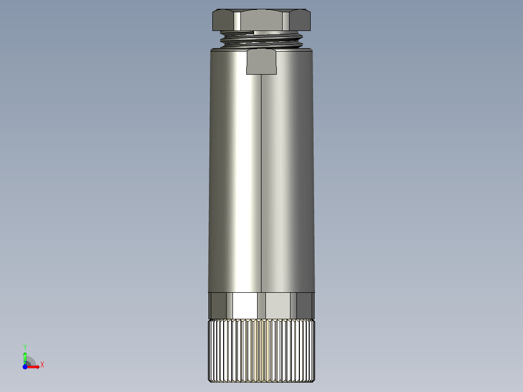 M8传感插连接器直型母插4芯