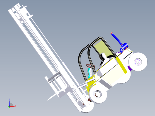 62 叉车 CATIA stp缩略图