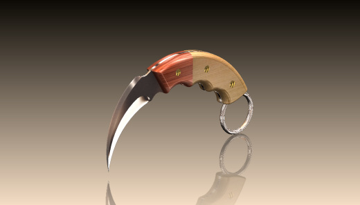 弯曲刃Dao匕首 Karambit