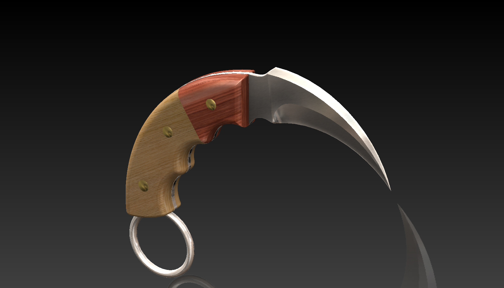 弯曲刃Dao匕首 Karambit