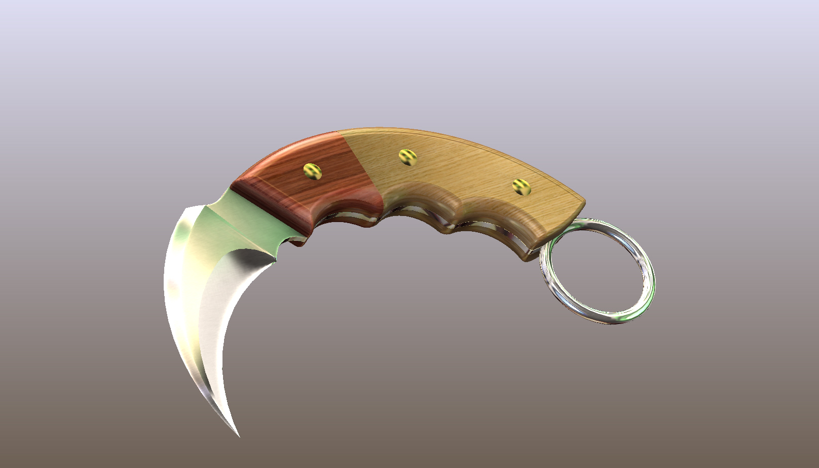 弯曲刃Dao匕首 Karambit