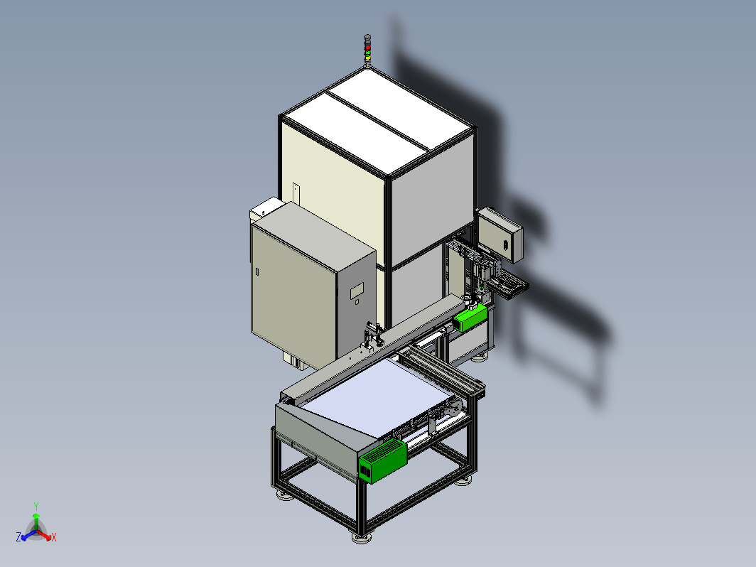 轴承前转导入自动压装机3D图纸(全自动轮毂轴承 卡簧上料)