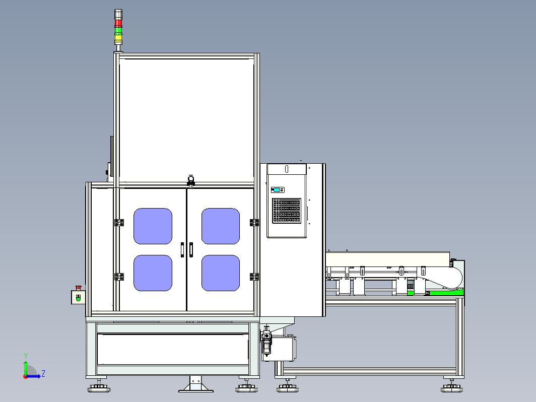 轴承前转导入自动压装机3D图纸(全自动轮毂轴承 卡簧上料)