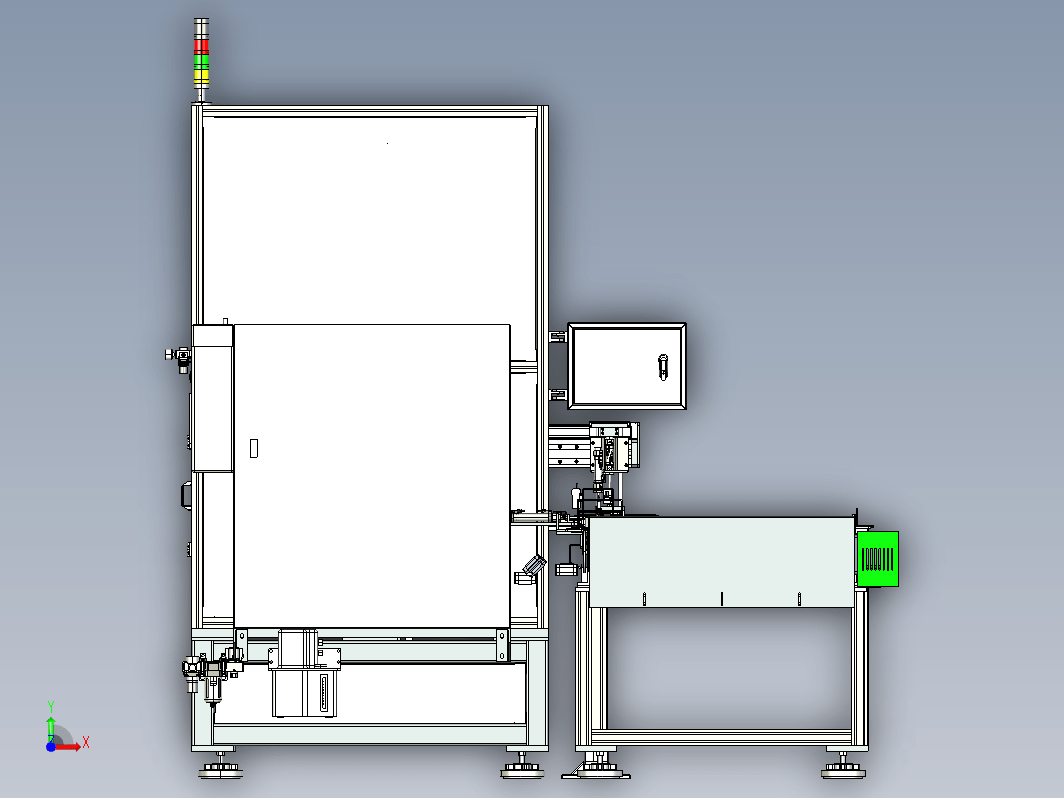 轴承前转导入自动压装机3D图纸(全自动轮毂轴承 卡簧上料)