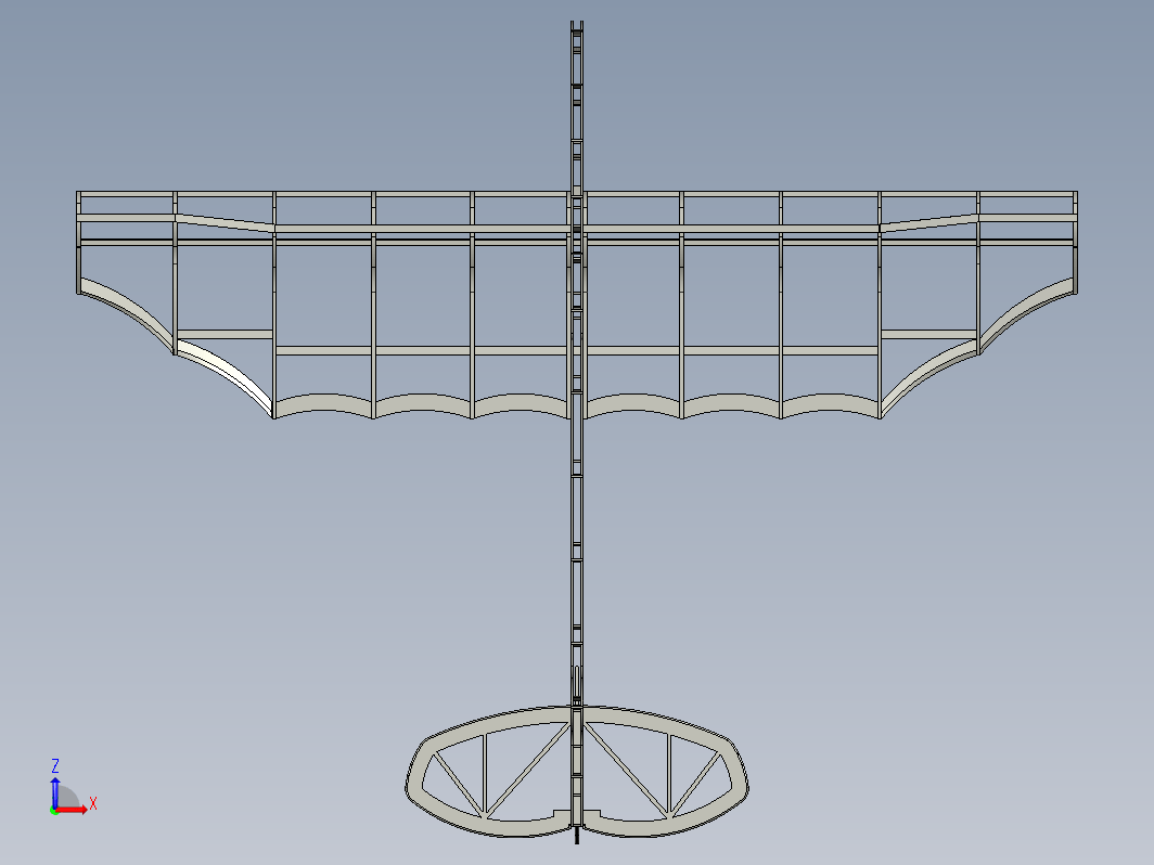 简易滑翔机结构 Glider Model