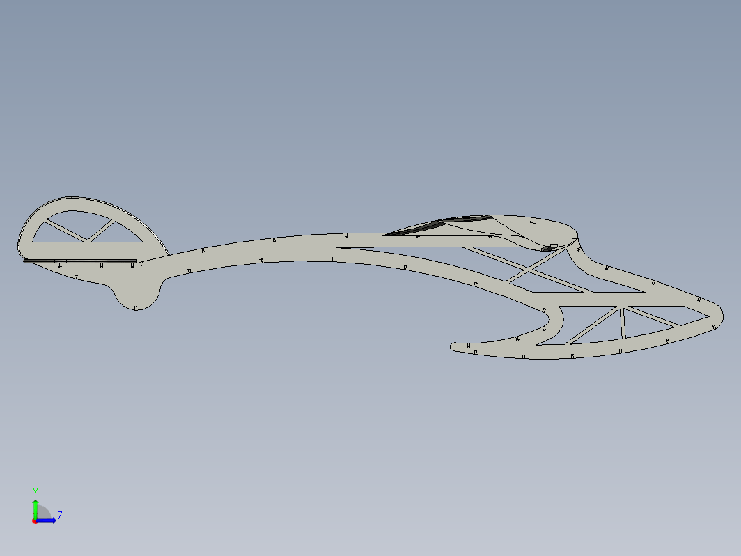 简易滑翔机结构 Glider Model