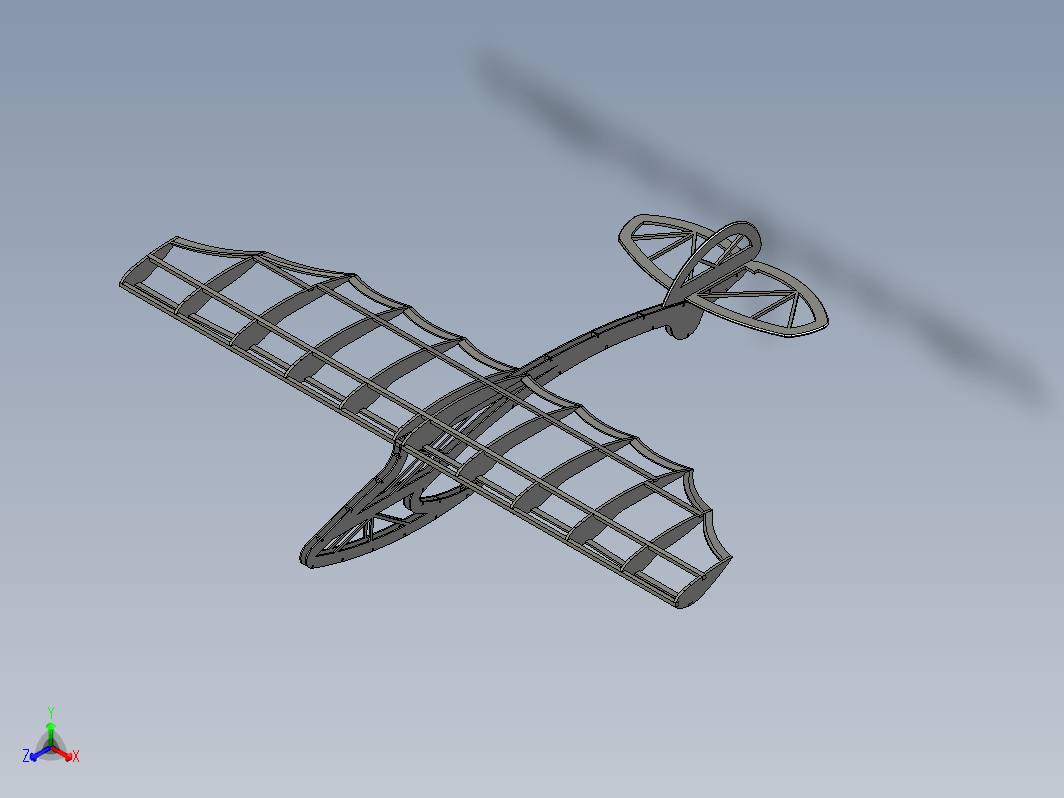 简易滑翔机结构 Glider Model