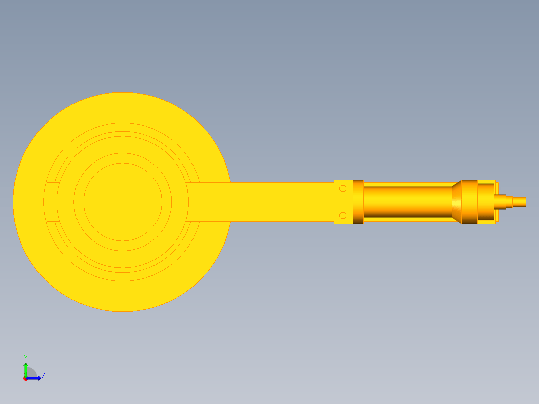 JX0408 三自由度圆柱坐标型工业机器人机械结构设计