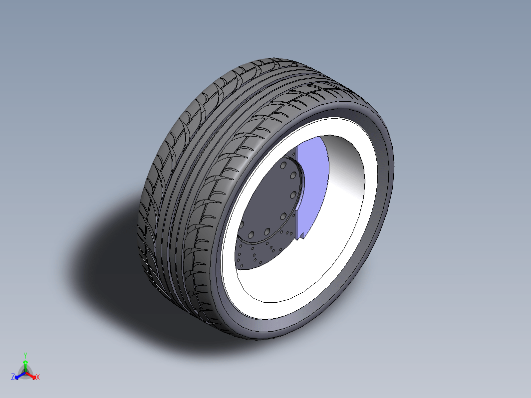 轮胎 3D模型