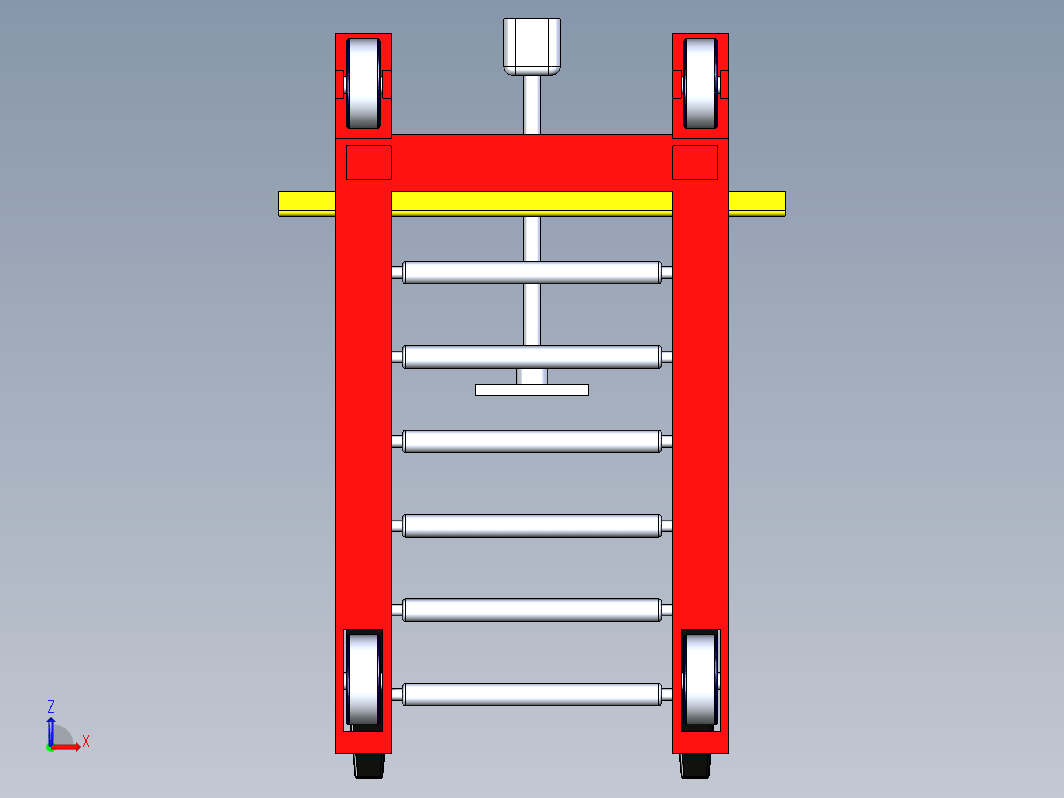 半自动叉车