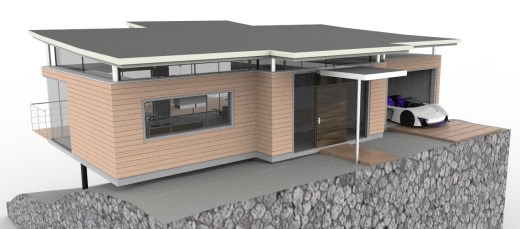 Rocky House山坡上的别墅缩略图