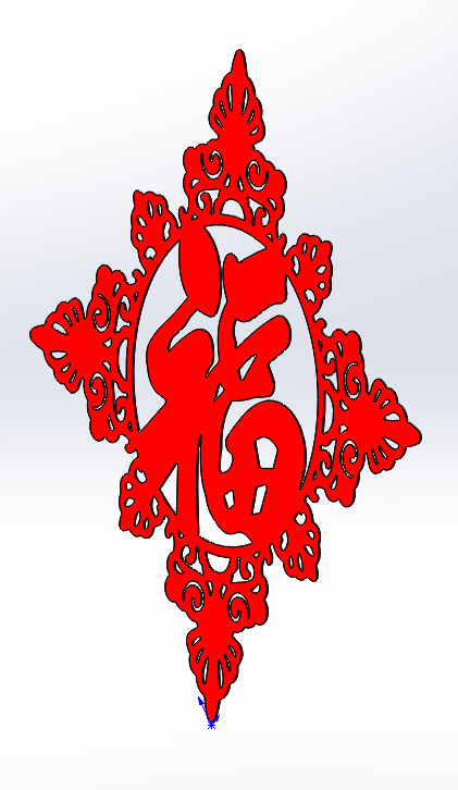 福字CAD及三维模型缩略图