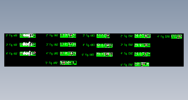 FMC Weco Fig Union由壬详细加工图纸