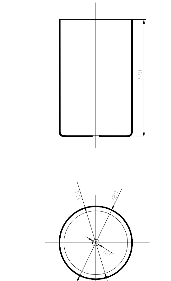 深圆筒底孔冲压工艺及模具设计CAD+说明