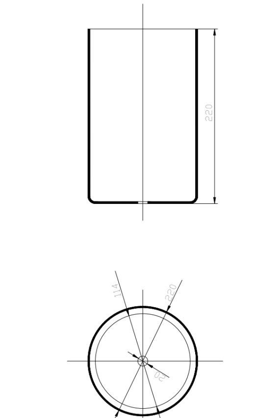 深圆筒底孔冲压工艺及模具设计CAD+说明缩略图