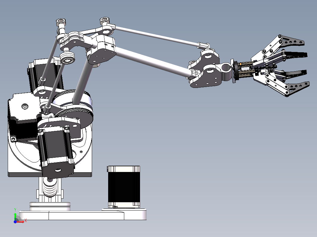 机械臂机械爪 2x4 DOF Bi-arm