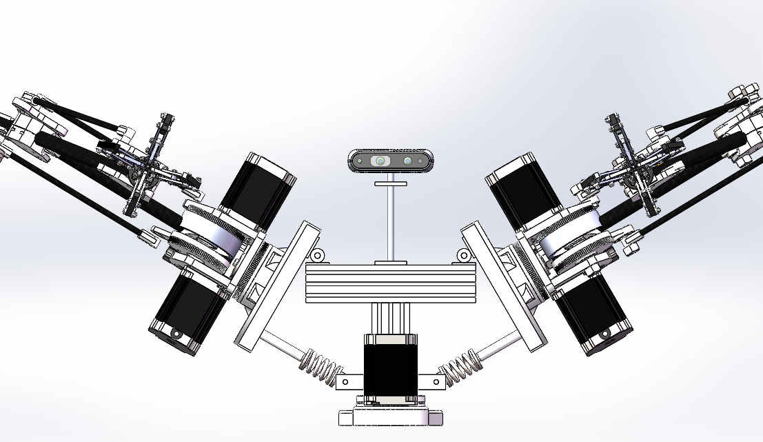 机械臂机械爪 2x4 DOF Bi-arm