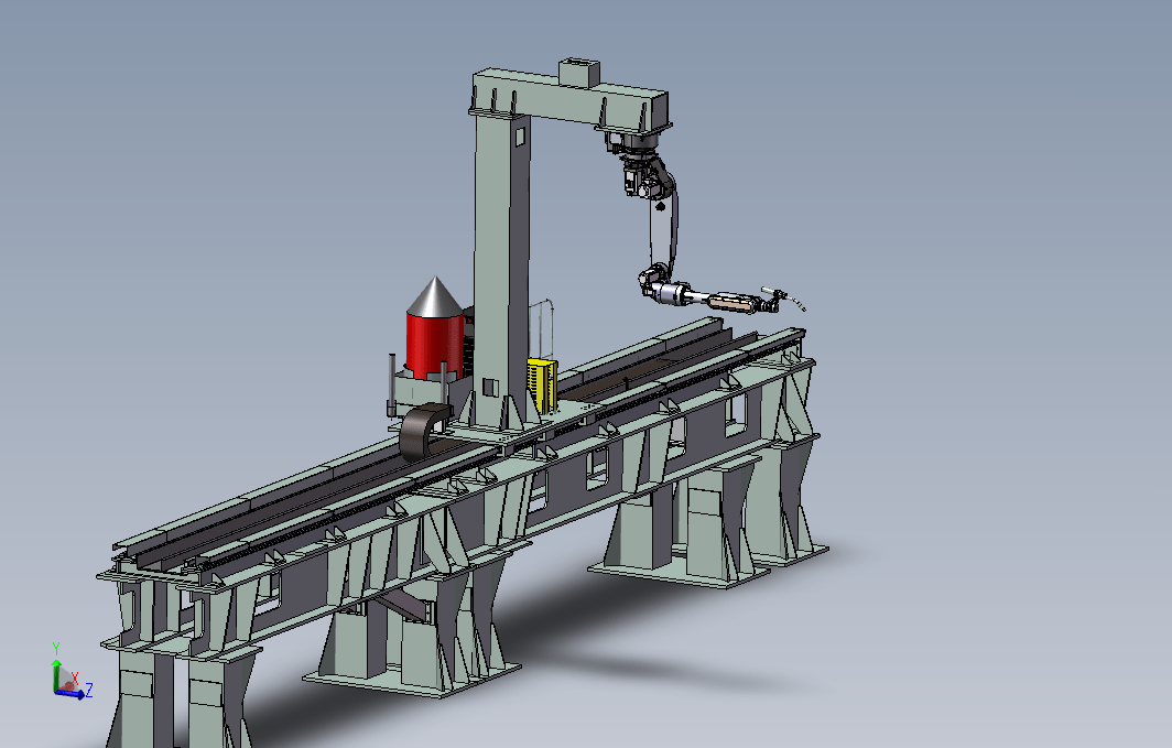 C型焊接机器人第七轴