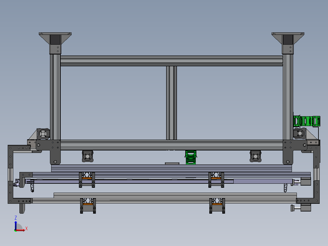 双层夹具移动滑台