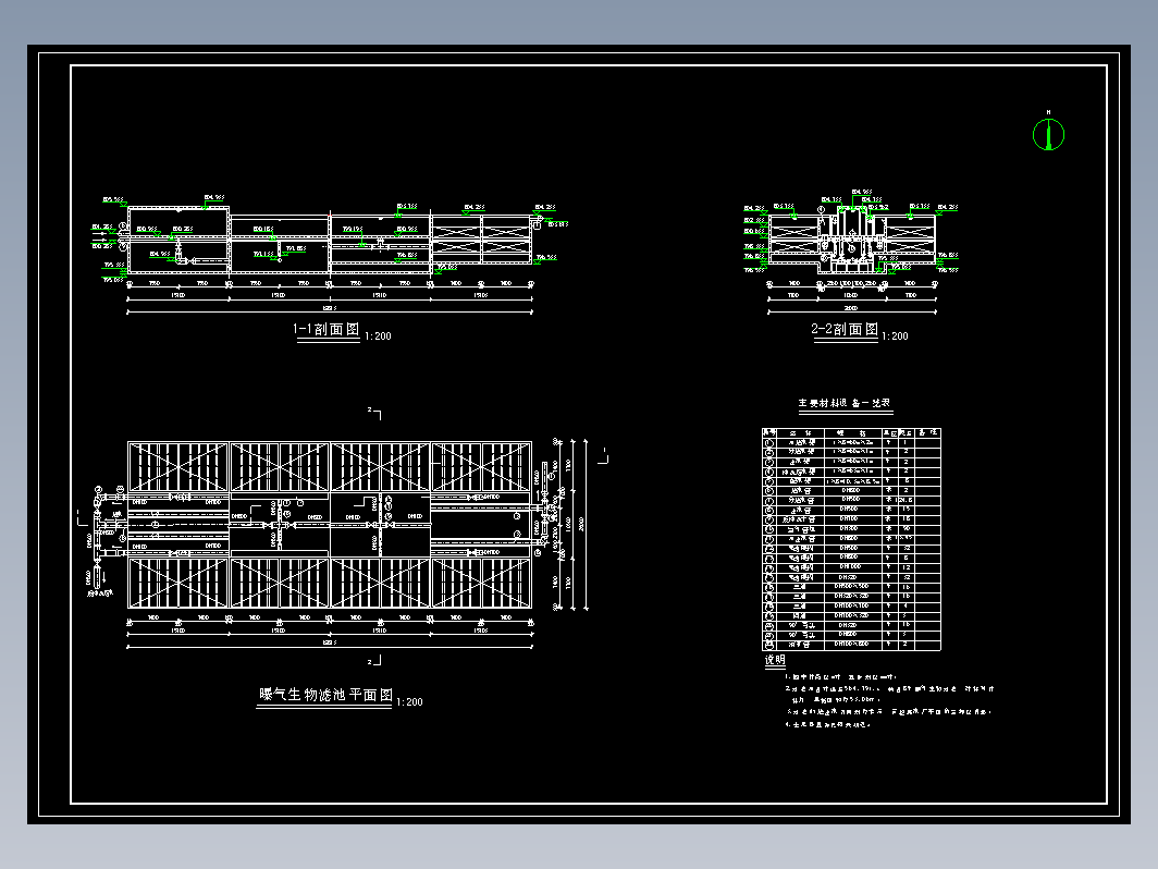 曝气生物滤池工艺图