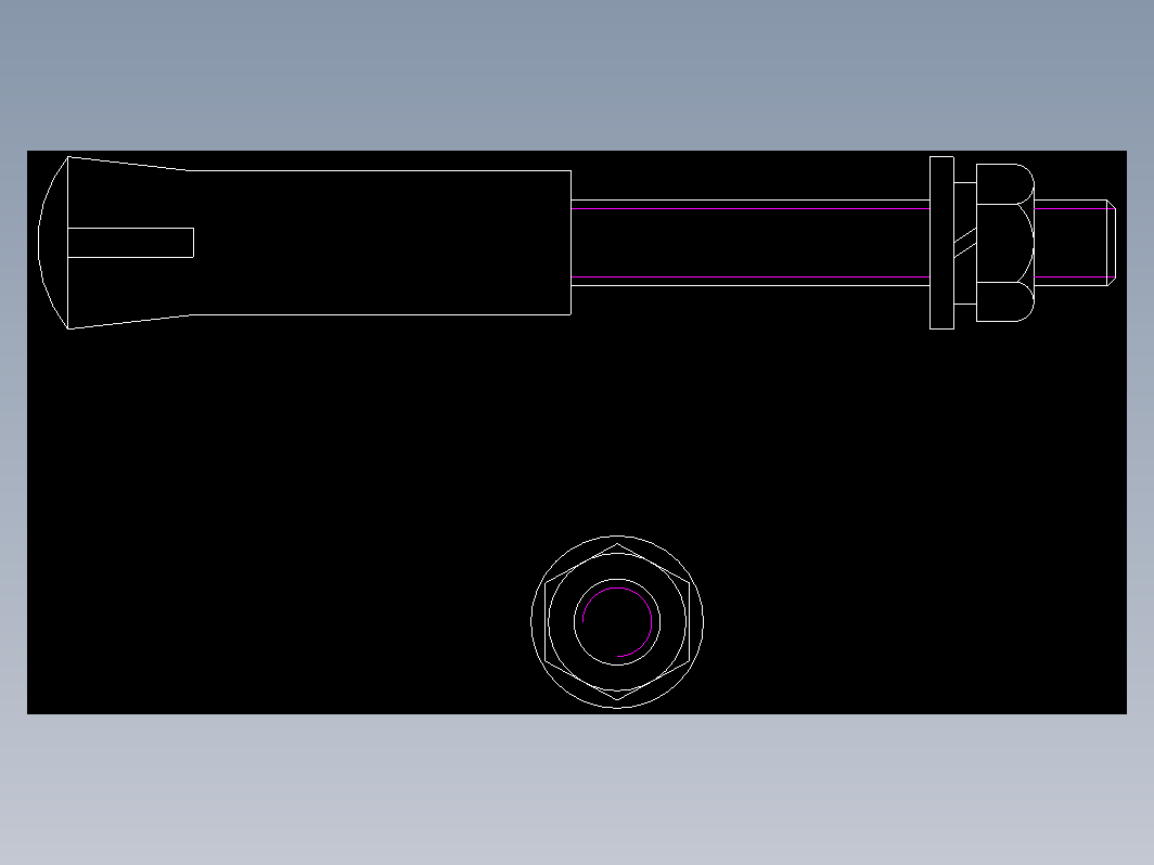 钢膨胀螺栓-M6x75