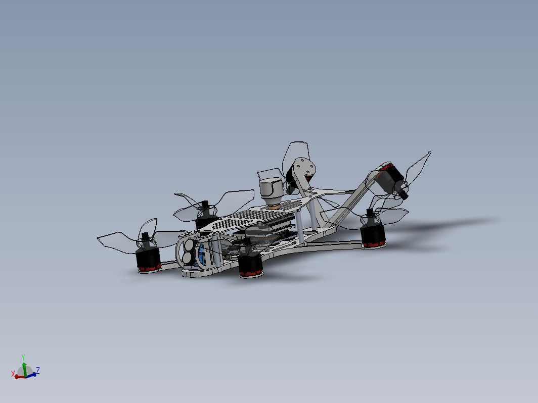 Micro Vtail hexacopter六翼飞行器