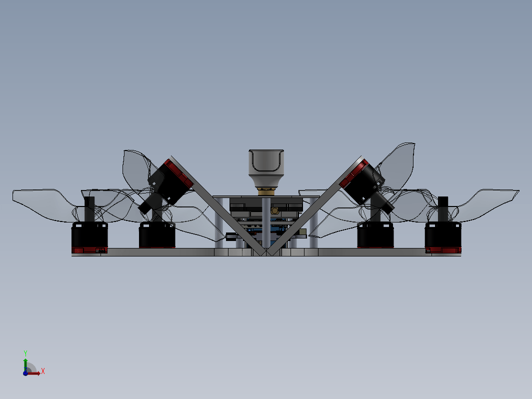 Micro Vtail hexacopter六翼飞行器