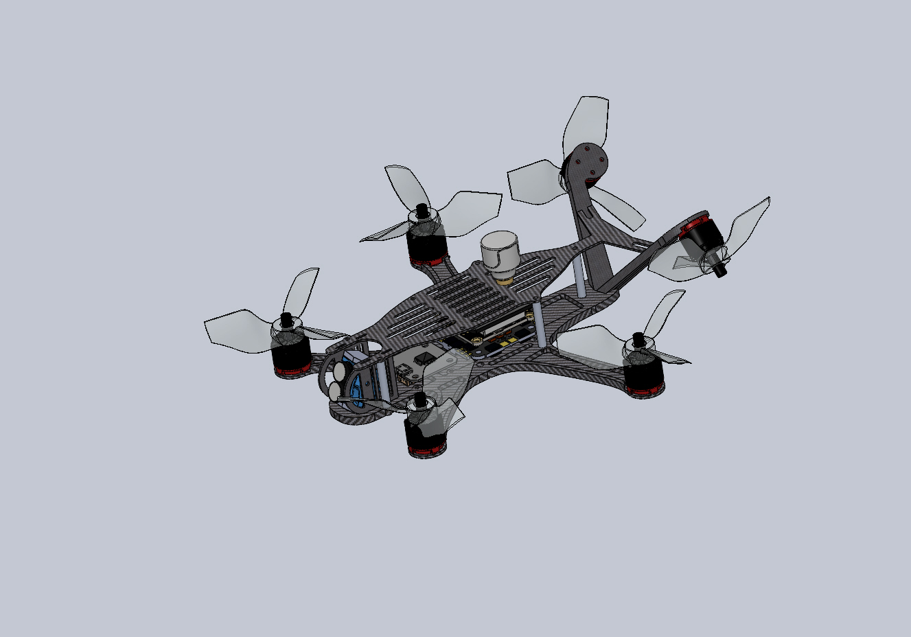Micro Vtail hexacopter六翼飞行器