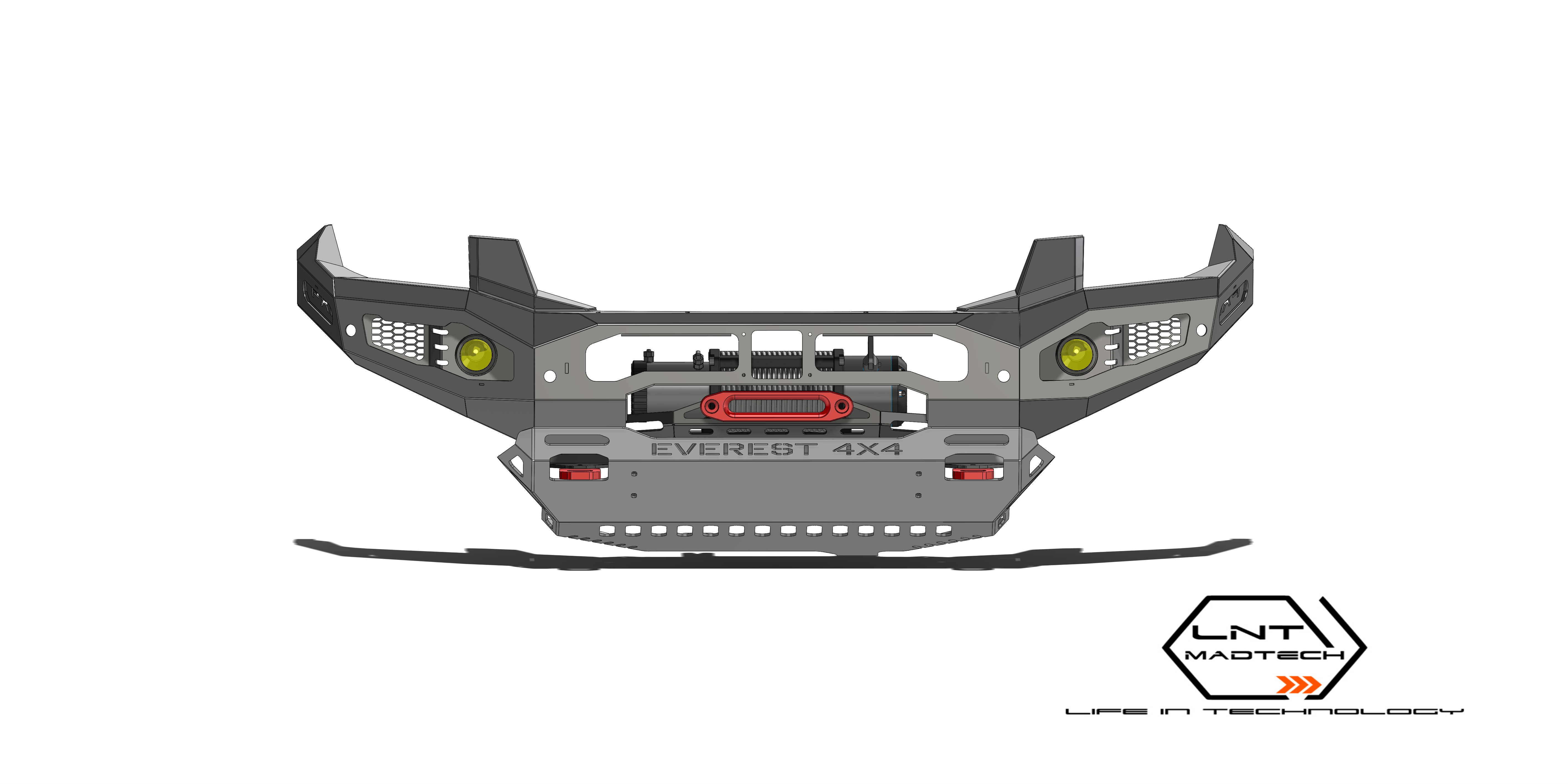 前保险杠设计型号 01 适用于福特 Everest Next Gen