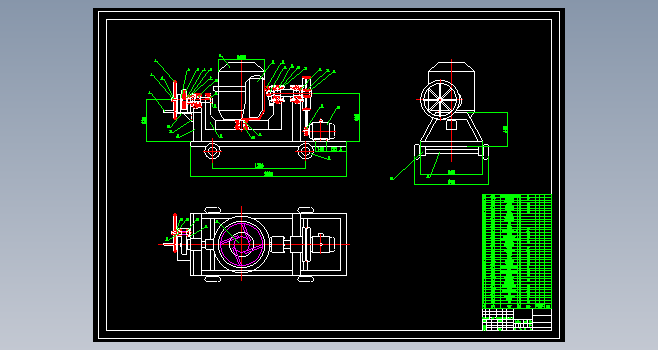 搅拌机CAD