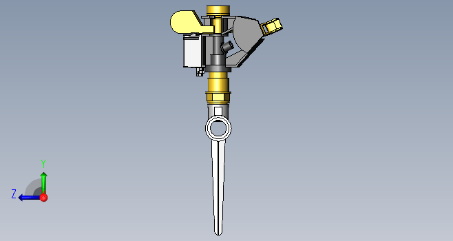 地插式洒水器模型