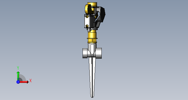 地插式洒水器模型