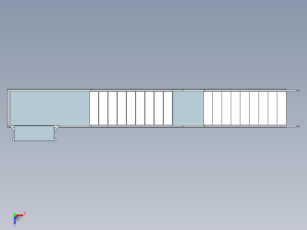 楼梯天桥梯结构 Staircase